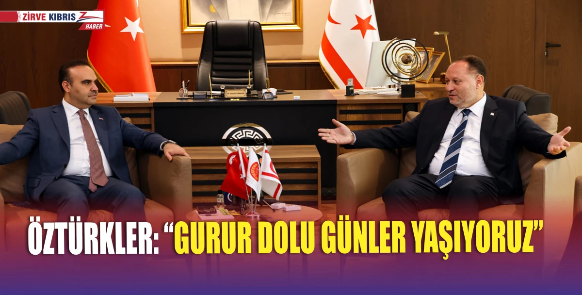 Meclis Başkanı Öztürkler Türkiye Sanayi ve Teknoloji Bakanı Kacır’ı kabul etti