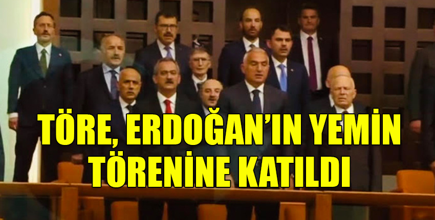 Meclisi Başkanı Zorlu Töre, Erdoğan’ın yemin törenine katıldı