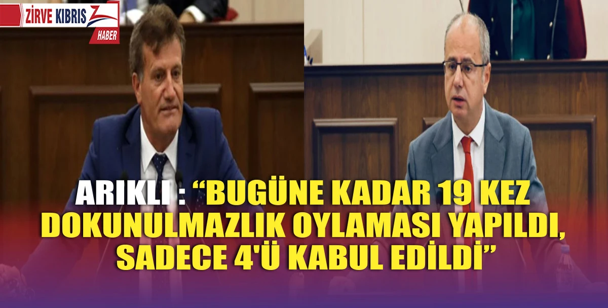 Meclis'te dokunulmazlığın kaldırılmaması kararı  tartışıldı