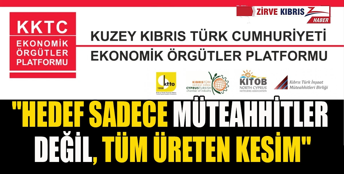 Ekonomik &Ouml;rg&uuml;tler Platformu&rsquo;ndan Cumhurbaşkanı Erh&uuml;rman&rsquo;a &ccedil;ağrı