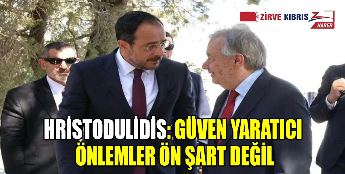 Nikos Hristodulidis: G&uuml;ven Yaratıcı &Ouml;nlemler 5+1 g&ouml;r&uuml;şme i&ccedil;in &ouml;n şart değil. Olursa iyi olur
