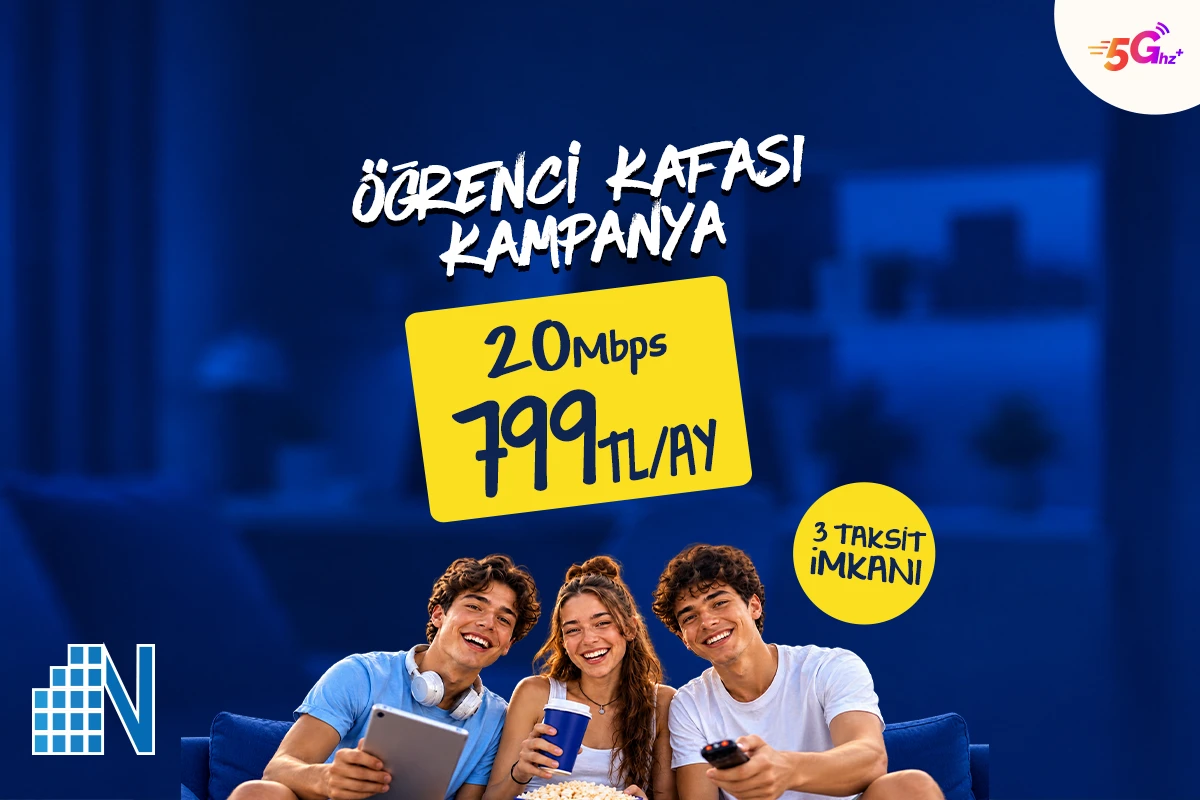 &Ouml;ğrencilere &Ouml;zel İnternet Fırsatı Nethouse&rsquo;ta: 20 Mbps Ayda Sadece 799 TL!