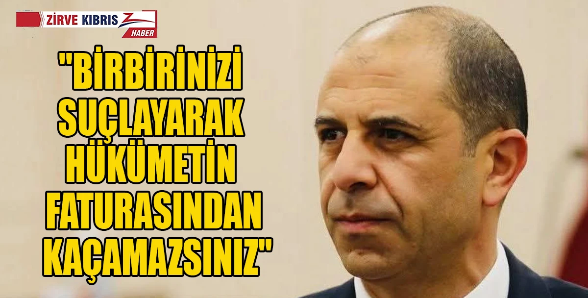 &Ouml;zersay: Bu Fatura UBP, DP ve YDP&rsquo;nin &Uuml;&ccedil;&uuml;ne de Aittir