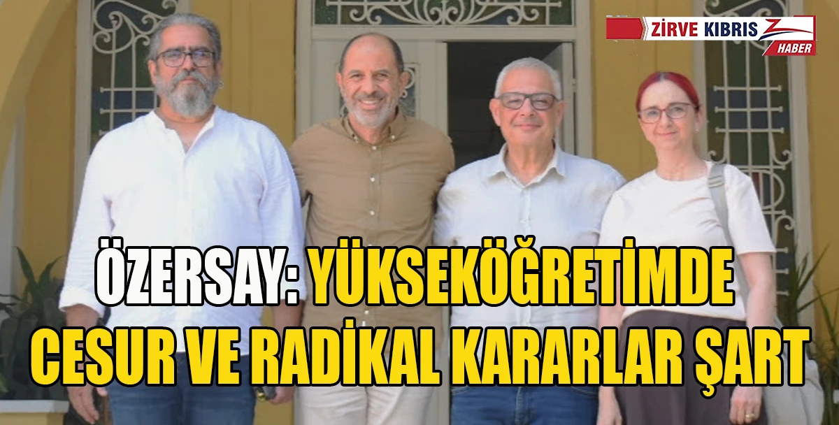 &Ouml;zersay, DA&Uuml;-SEN yetkilileriyle bir araya geldi
