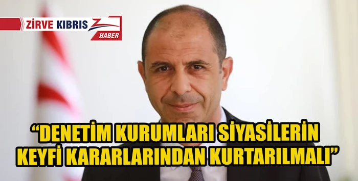  &Ouml;zersay: Denetim kurumları, siyasilerin keyfi kararlarına bağlı olmaktan &ccedil;ıkarılmalı