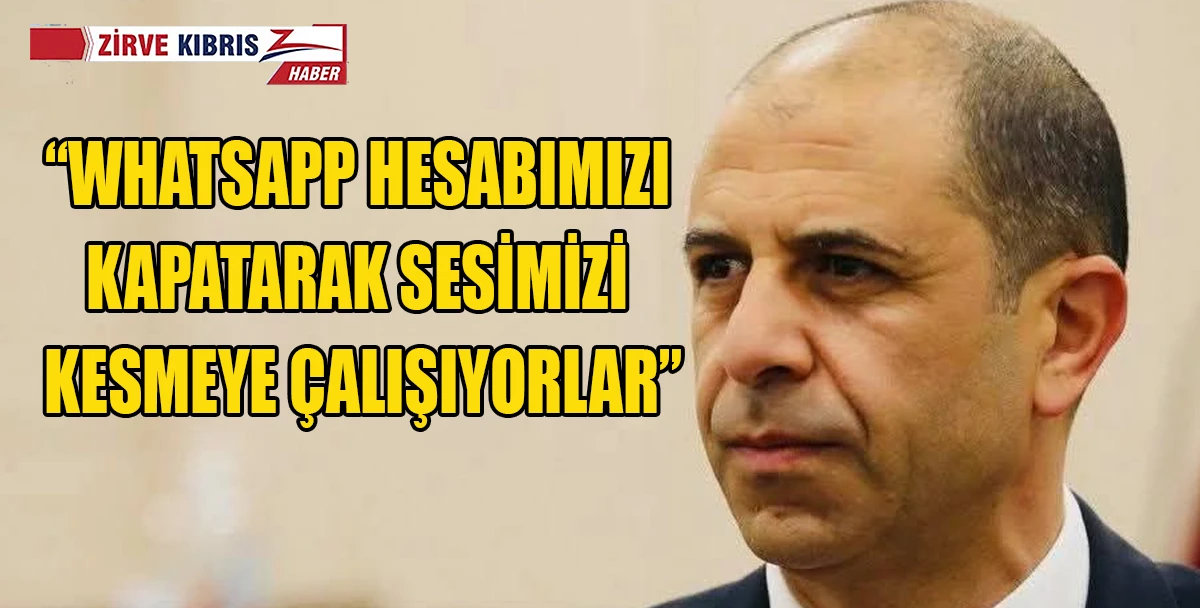 &Ouml;zersay: D&uuml;n Facebook, Bug&uuml;n WhatsApp; Ama Susmayacağız