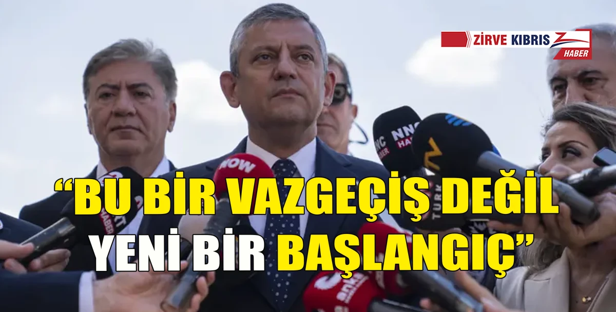 &Ouml;zg&uuml;r &Ouml;zel yeni partiyi a&ccedil;ıkladı, CHP'de istifalar başladı