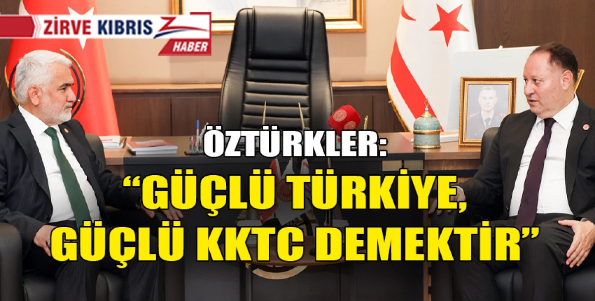 &Ouml;zt&uuml;rkler, Yapıcıoğlu'nu kabul etti