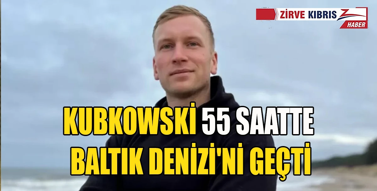 Polonyalı y&uuml;z&uuml;c&uuml; Kubkowski, Baltık Denizi'ni y&uuml;zerek ge&ccedil;en ilk kişi oldu
