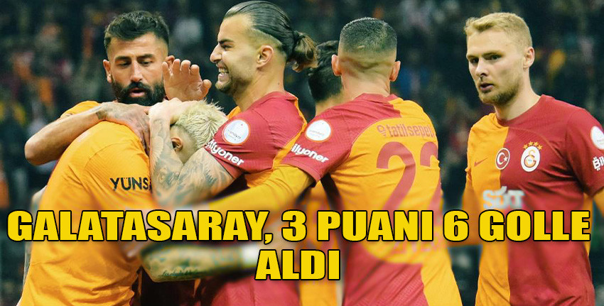 Rams Parkta Şölen: Galatasaray 6 golle kazandı