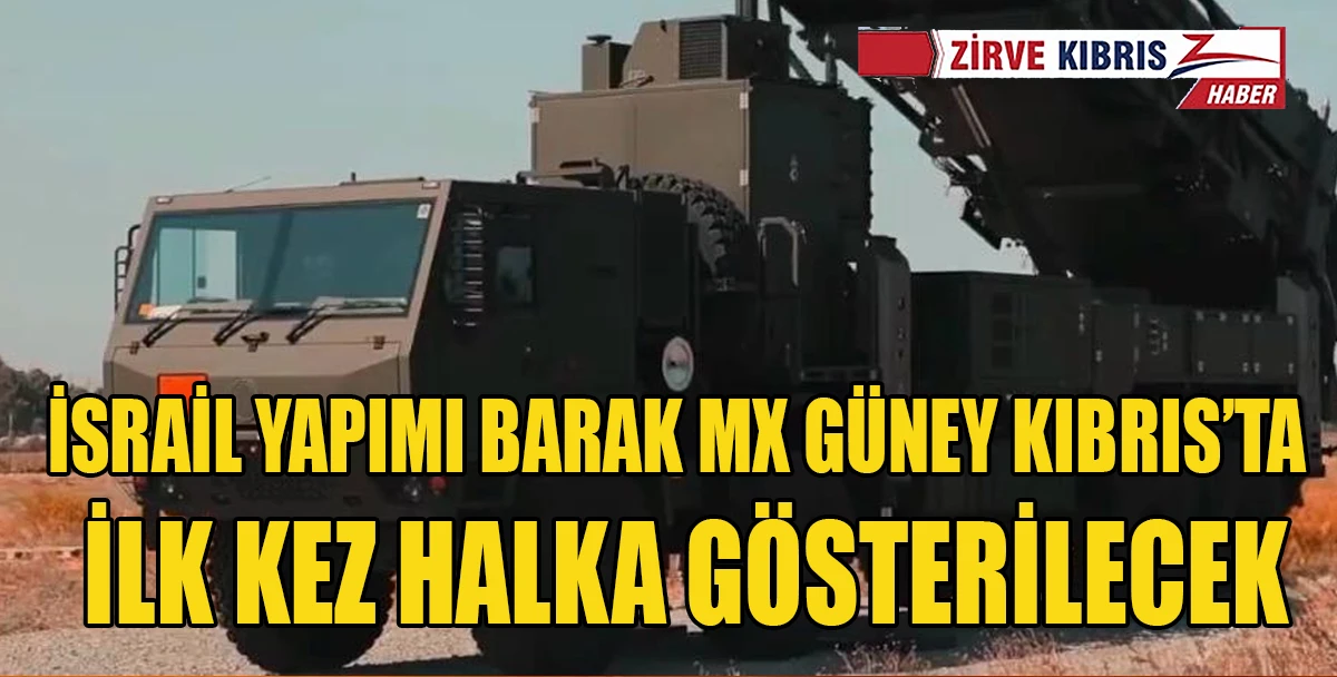 RMMO 1 Ekim resmige&ccedil;idinde Barak MX&rsquo;leri de halka g&ouml;sterecek