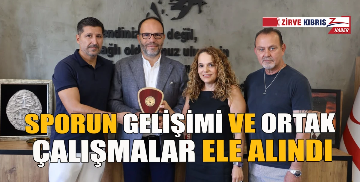Sapsızoğlu&rsquo;ndan, Sadıkoğlu&rsquo;na nezaket ziyareti