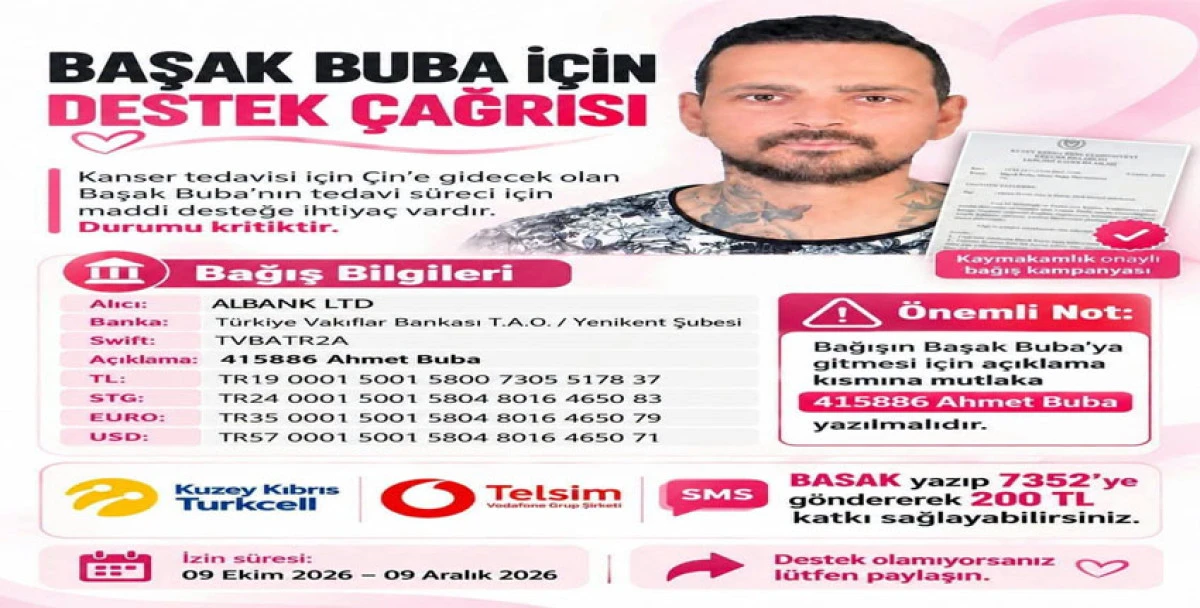 Şenkul: "Başak Buba desteklerimizi bekliyor"..