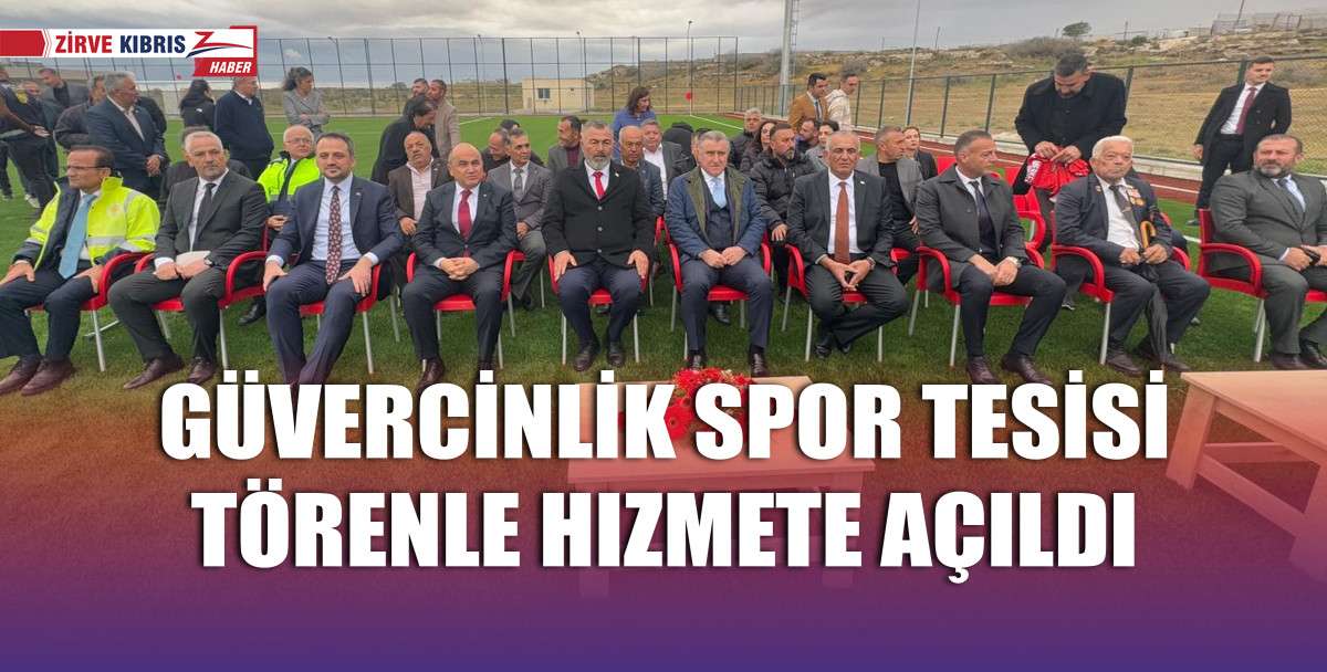 Sentetik çim saha ve spor tesisi, bugün düzenlenen törenle hizmete açıldı