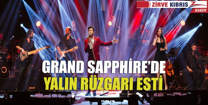 Sevilen sanat&ccedil;ı Yalın Grand Sapphire'de konser verdi