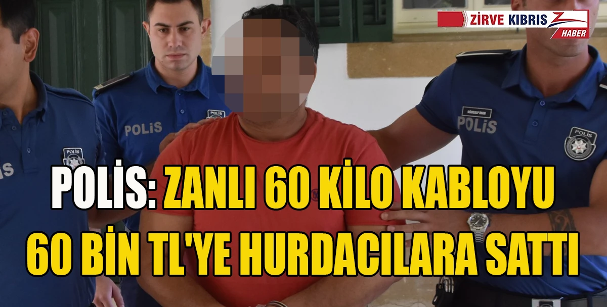 Şirkete Ait Kabloları Sattığı Tespit Edilen Kamyon Şof&ouml;r&uuml; Tutuklandı