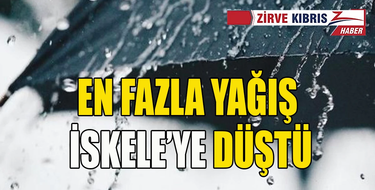 Son yağış miktarları a&ccedil;ıklandı&hellip;