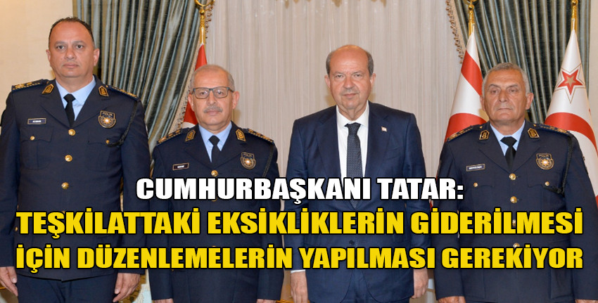 Tatar, Polis Genel Müdürü Kuni ve PGM yardımcılarını kabul etti