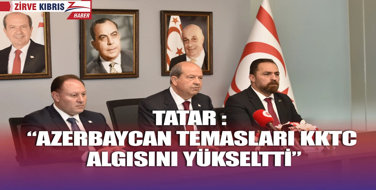  Tatar temaslarını tamamlayarak KKTC’ye döndü