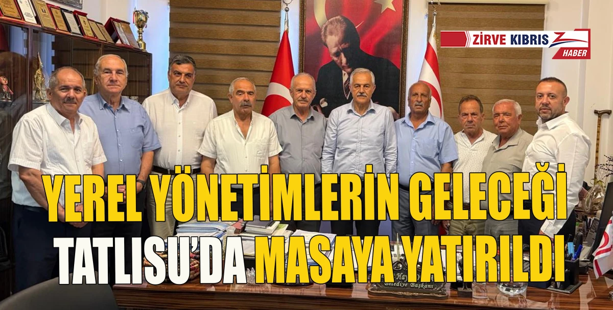 Tatlısu Belediye Başkanı Hayri Or&ccedil;an, Emekli Belediye Başkanları Derneği heyetini kabul etti