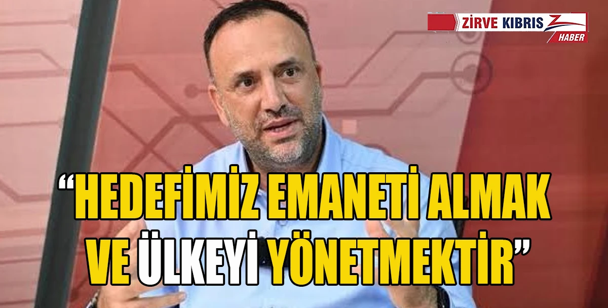 TDP Genel Başkanı &Ccedil;eler: Hedef &uuml;lkeyi y&ouml;netmektir