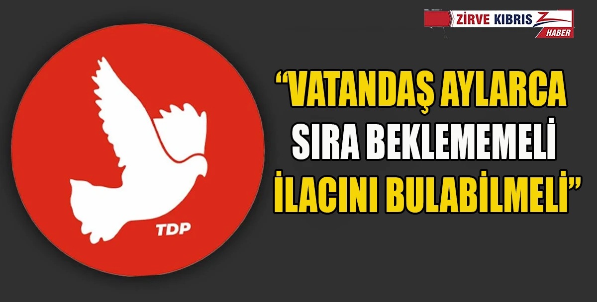 TDP Sağlık Komitesi: Sağlıkta Başarı Tekil Uygulamalarla Değil, Kaliteli Hizmete Erişimle &Ouml;l&ccedil;&uuml;l&uuml;r