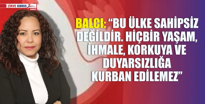 Toplumcu Demokrasi Partisi (TDP) Mağusa İlçe Başkanı Ece Balcı üst üste yaşanan kayıplarla ilgili açıklama yaptı