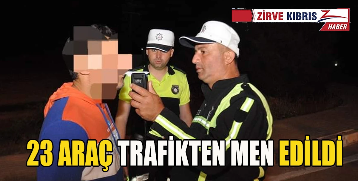 Trafik denetimlerinde 400 s&uuml;r&uuml;c&uuml; rapor edildi