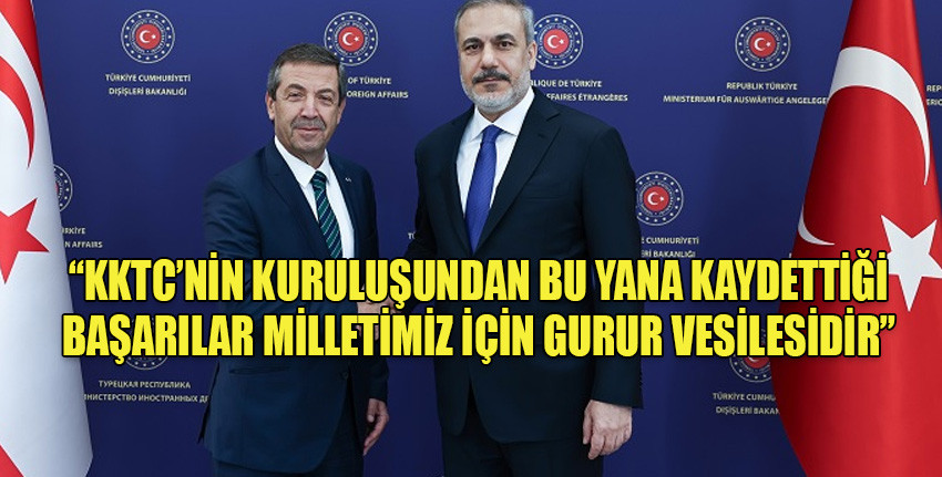 Türkiye Cumhuriyeti Dışişleri Bakanı Fidan’dan Ertuğruloğlu’na kutlama mesajı…
