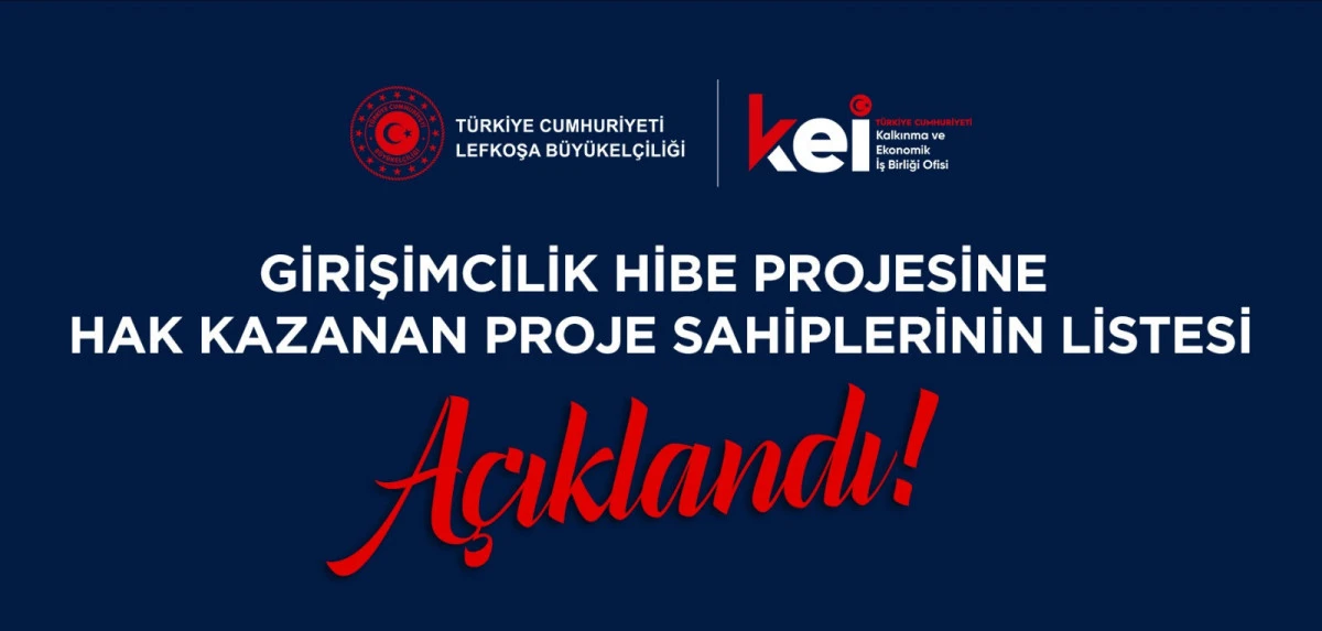 T&uuml;rkiye Cumhuriyeti kaynaklı girişimcilik hibe programı sonu&ccedil;ları a&ccedil;ıklandı