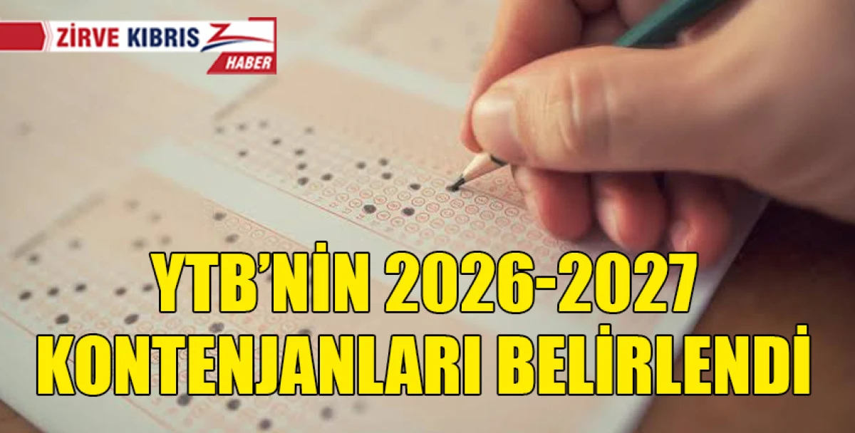 T&uuml;rkiye&rsquo;de &ouml;ğrenim g&ouml;rmek isteyen KKTC uyruklu &ouml;ğrencilere 80 kontenjan ayrıldı