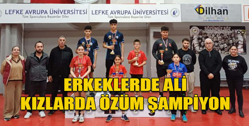 U15 Ferdi Klasman Turnuvası: Erkeklerde LAÜ sporcusu Ali, kızlarda GAÜ sporcusu Özüm şampiyon