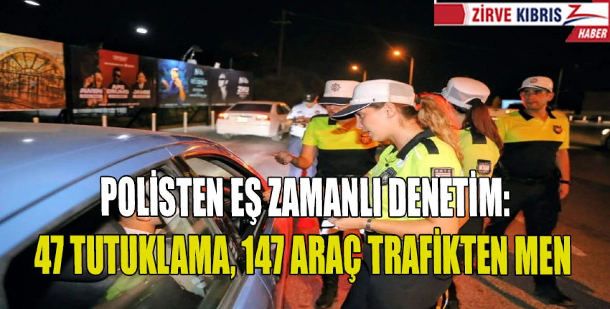 &Uuml;lke Genelinde B&uuml;y&uuml;k Denetim: 47 Kişi Tutuklandı, 1.956 Kişiye Yasal İşlem