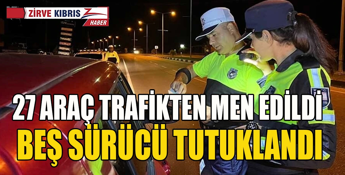 &Uuml;lke Genelindeki Trafik Denetimlerinde 407 S&uuml;r&uuml;c&uuml; Rapor Edildi