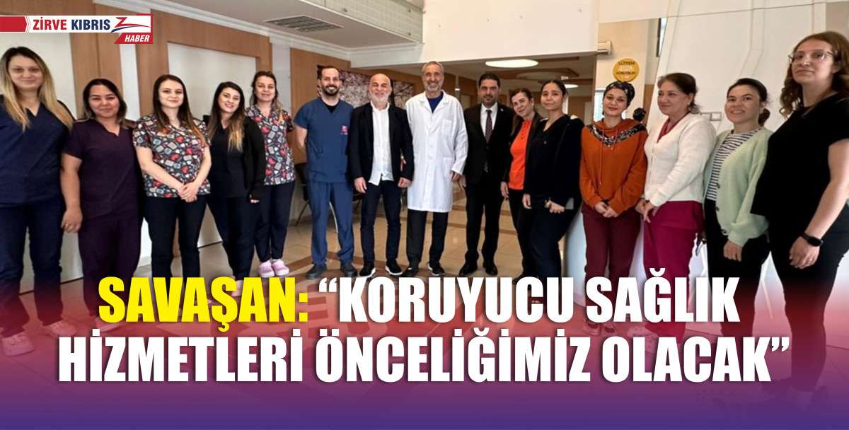 Ulusal Birlik Partisi (UBP) Grup Başkanvekili Ahmet Savaşan,14 Mart Tıp Bayramı dolayısıyla hastaneleri ziyaret etti
