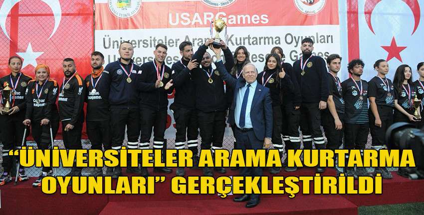 Üniversiteler Arama Kurtarma Oyunları (Usargames 2024) Ödül Töreni Yapıldı