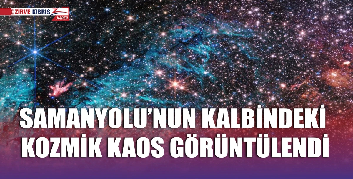 Webb Teleskobu Samanyolu’nun kalbinde kozmik kaosu görüntüledi