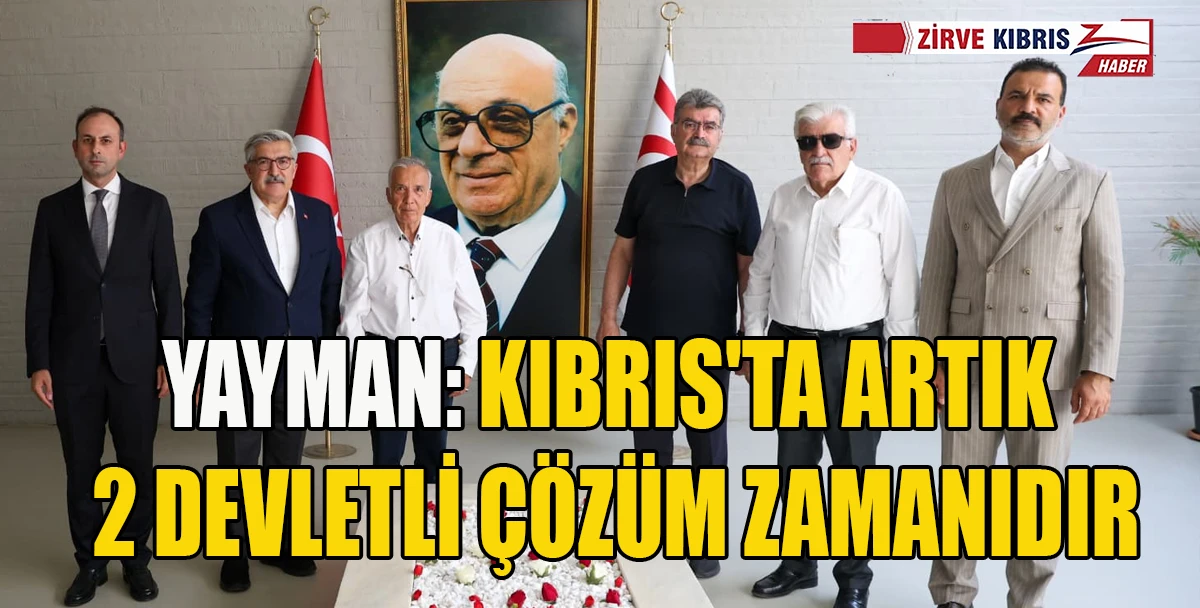 Yayman Denktaş&rsquo;ın Anıt Mezarını Ziyaret Etti: Federasyon Defteri Kapanmıştır