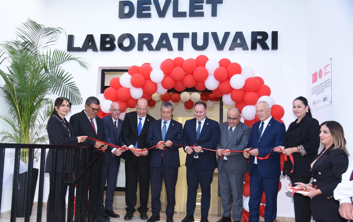 Yeni Devlet Laboratuvarı t&ouml;renle hizmete a&ccedil;ıldı