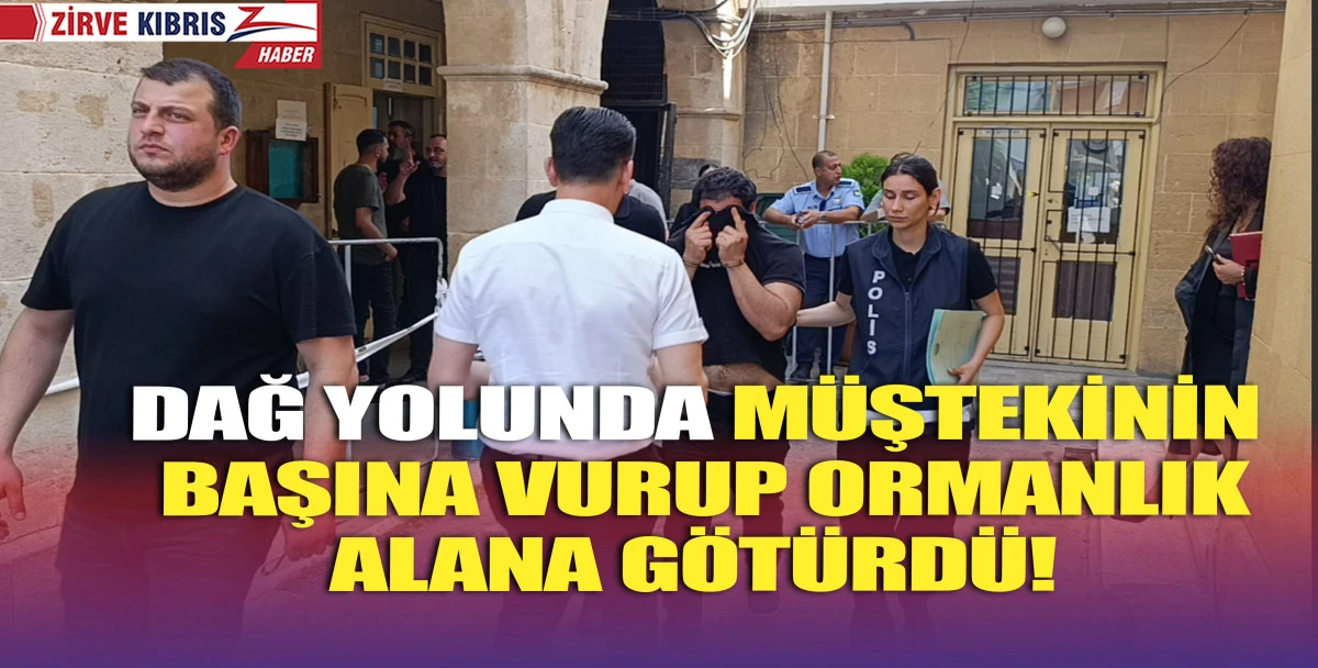 Zanlı Mülke tecavüz zorla insan kaçırma ve kasti zarar suçlarından mahkeme önüne çıkarıldı