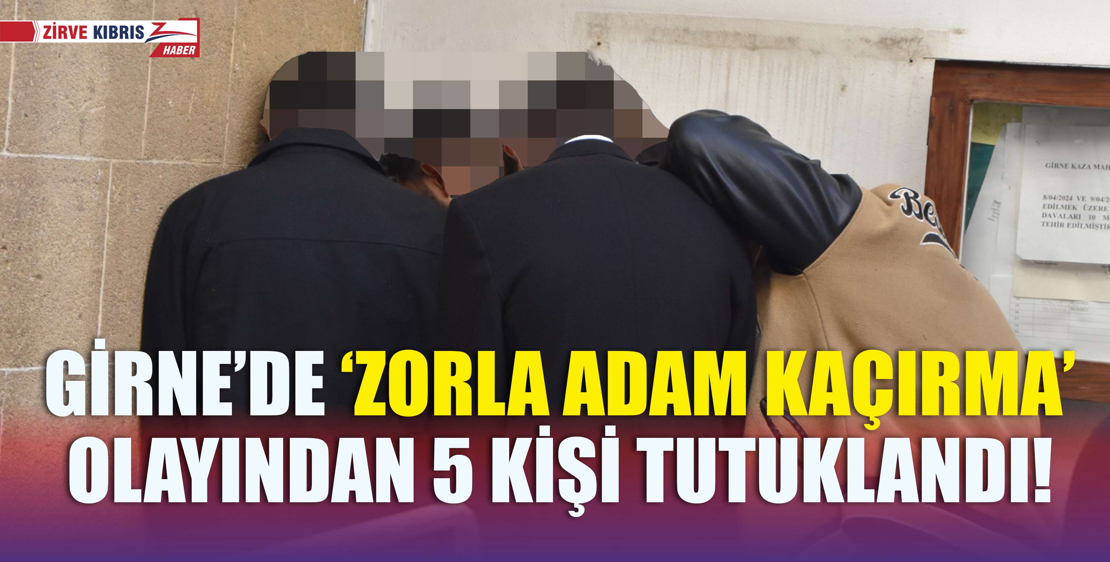 Zanlılar bugün mahkemeye çıkarıldı